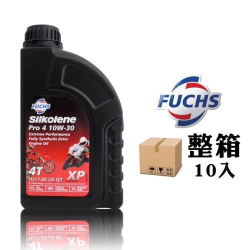 福斯 Fuchs Silkolene(賽克龍) PRO 4 10W30 XP 酯類全合成機油 機車機油[整箱10入]
