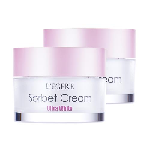 【LEGERE 蘭吉兒】超能亮美白安瓶雪沙霜50g二入組