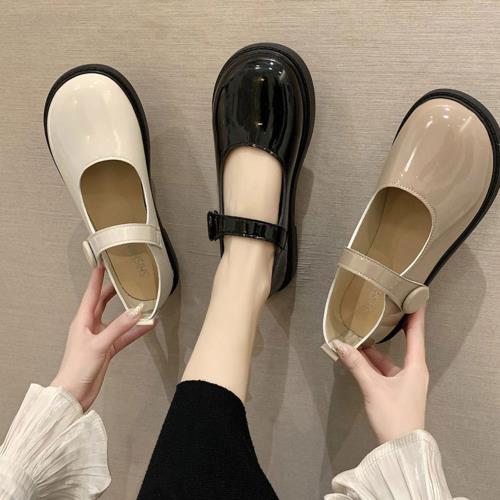 【Alice】韓國設計雨絲風片豆豆鞋(娃娃鞋)