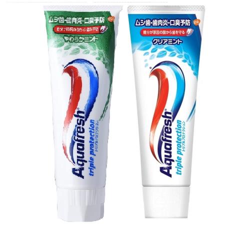 日本【GSK】Aquafresh 三重防護牙膏140g