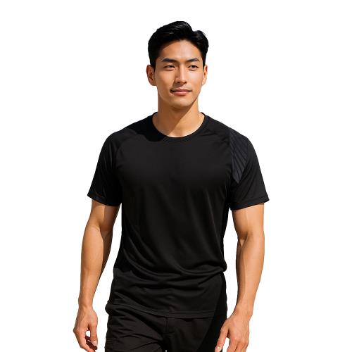 【St.Bonalt 聖伯納】男款 運動休閒短袖上衣-8086(涼感 速乾 透氣)