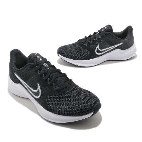 Nike 慢跑鞋Downshifter 11 運動女鞋輕量透氣舒適避震路跑健身球鞋黑白CW3413006 [ACS  跨運動]|慢跑鞋|ETMall東森購物網