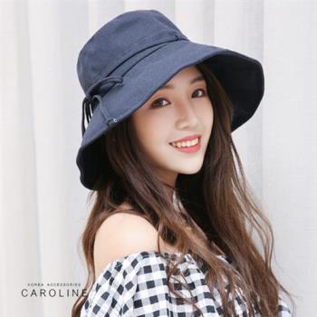 《Caroline》日系布帽漁夫帽 夏天防曬遮陽造型時尚設計百搭防曬太陽帽72028