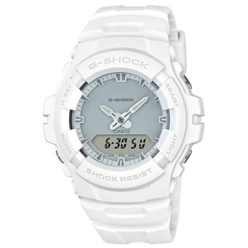 【CASIO卡西歐】G-SHOCK 雙顯 男錶 橡膠錶帶 防水200米(G-100CU-7A)