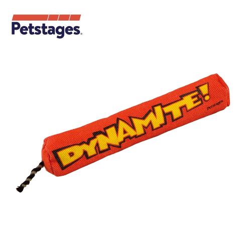 美國 Petstages 651 魔力紅鞭炮 貓草 貓薄荷 帆布 磨爪 撲抓 寵物玩具 貓玩具  1入裝
