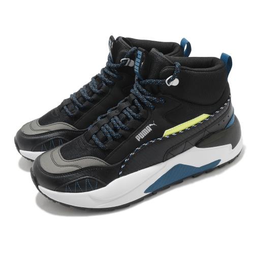 Puma 休閒鞋 X-Ray 2 Square WTR 男鞋 中筒 厚底 流行款 穿搭推薦 黑 白 藍 37302001 37302001
