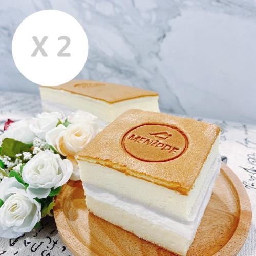 【MENIPPE 媚力泊】雪藏芋泥輕乳酪蛋糕 2條入   彌月蛋糕 / 禮盒 ( 附提袋 )