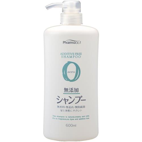 日本【 熊野油脂】 KUM無添加按壓式洗髮精 600ml