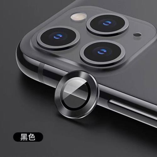 IN7 iPhone 11 Pro/11 Pro Max 金屬框玻璃鏡頭膜 手機鏡頭保護貼(1組3片)