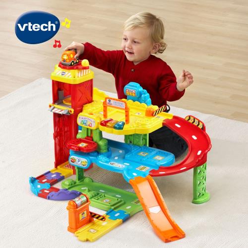 【Vtech】嘟嘟車系列-城市豪華停車場軌道組
