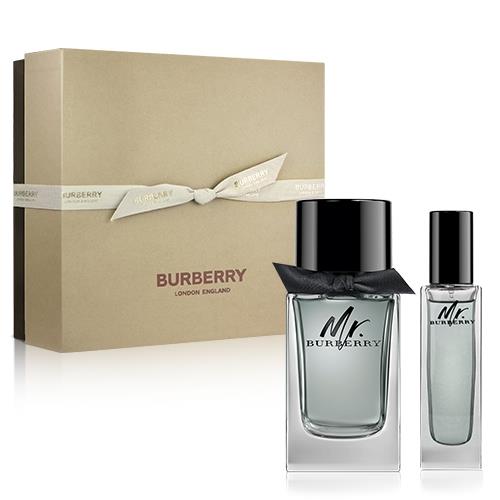 Burberry Mr. Burberry 男性淡香水禮盒(淡香水100ml+淡香水30ml)