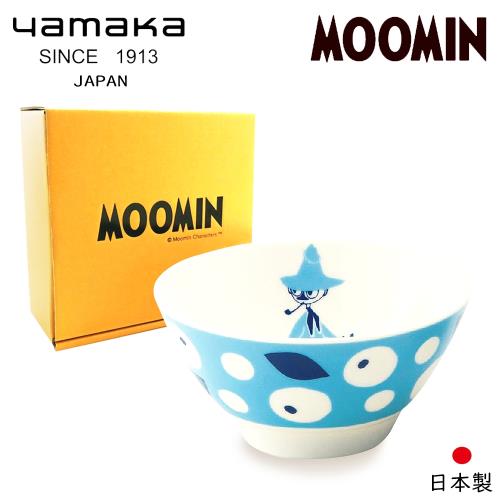 【日本山加yamaka】moomin嚕嚕米彩繪陶瓷碗禮盒1入 (MM033-312)