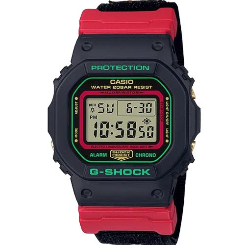 CASIO G-SHOCK  DW-5600 經典方塊運動錶(DW-5600THC-1)