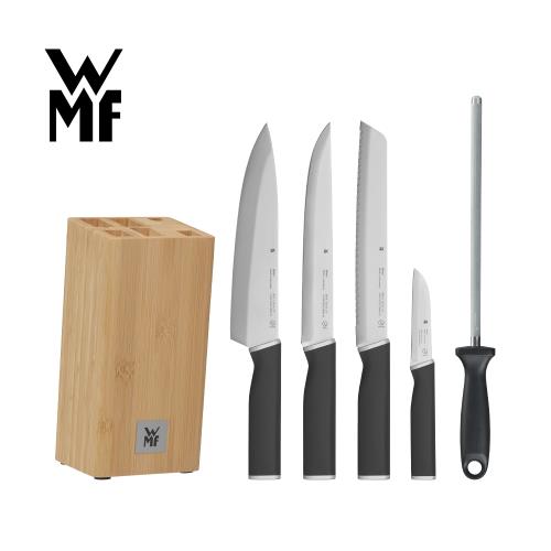 德國WMF KINEO 刀具六件套組(含刀座/磨刀器)
