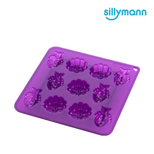 【韓國sillymann】100%鉑金矽膠餅乾/糕餅烘焙模具 (透明紫)