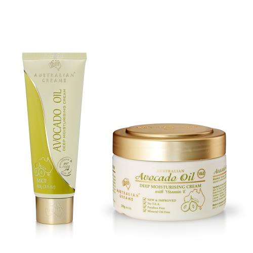 【澳洲 G&M】MKII金蓋酪梨油深層潤澤霜含維他命E2件組 (250gx1+100gx1) 即期品-2026年10月到期