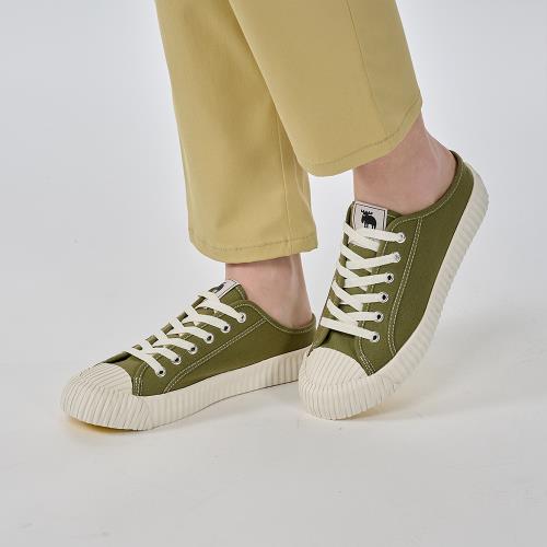 moz瑞典 穆勒拖鞋式餅乾鞋(橄欖綠)