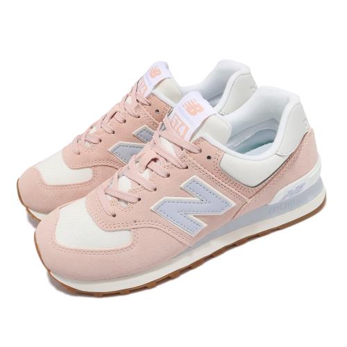 New Balance 休閒鞋 574 Tencel 麂皮 女鞋 紐巴倫 緩震 百搭 鞋櫃必備 粉嫩 橘 紫 WL574NE2B [ACS 跨運動]