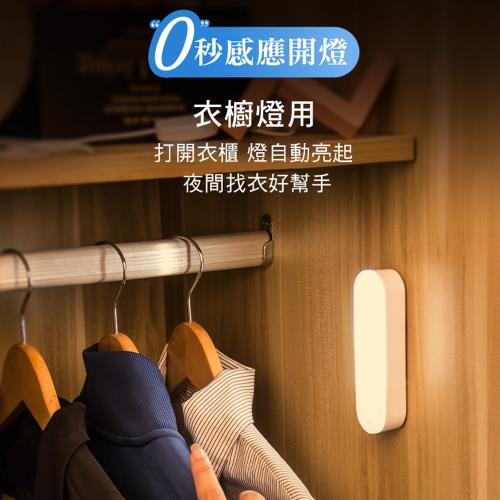 CS22 USB充電人體感應燈10CM 可磁吸 黃光/白光