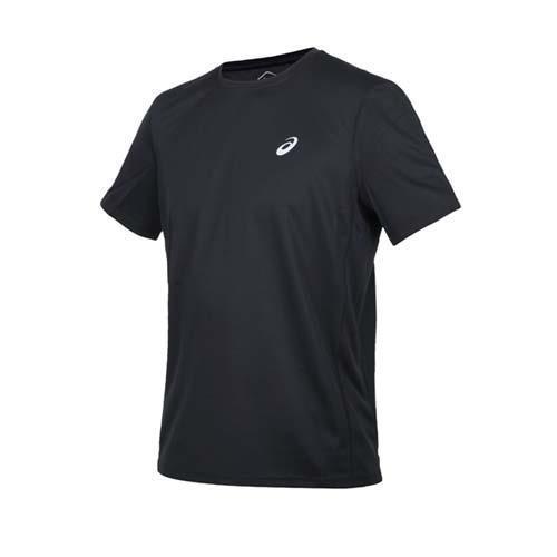 ASICS 男短袖T恤-運動 慢跑 路跑 上衣 吸濕排汗 亞瑟士