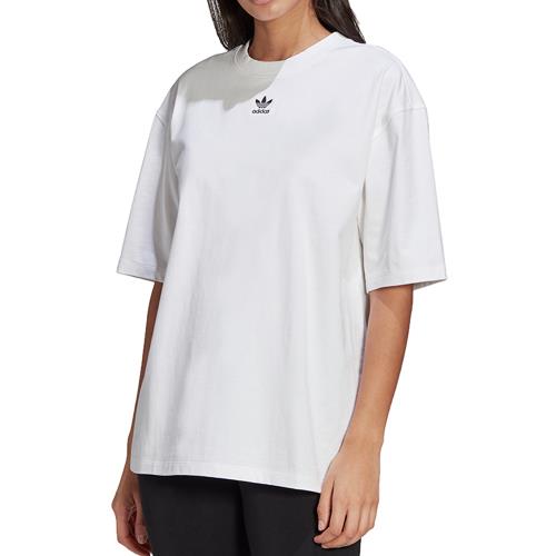 Adidas Originals ADICOLOR 女裝 短袖 T恤 寬鬆 刺繡 純棉 白 H45578