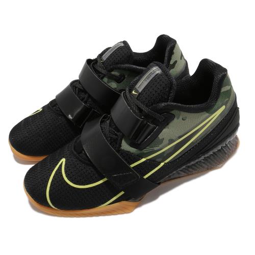 Nike 訓練鞋 Romaleos 4 運動 男鞋 健身房 舉重鞋 支撐 穩定 包覆 黑 綠 CD3463032 [ACS 跨運動]