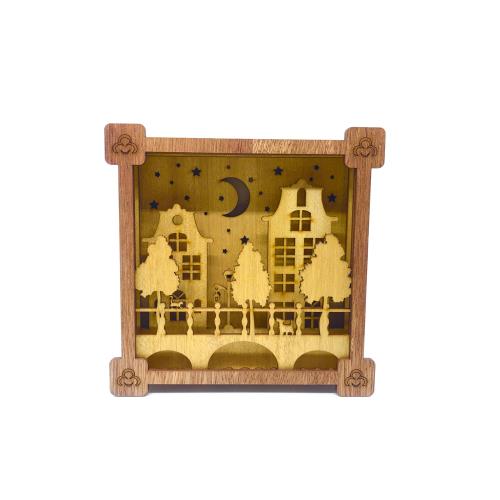 卷木森活館 創客DIY 城市夜景畫框