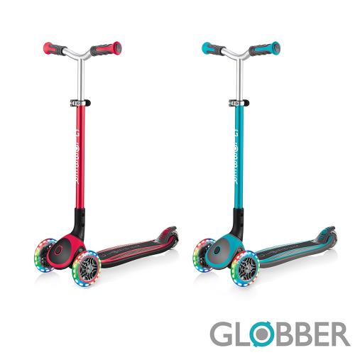 【GLOBBER哥輪步】兒童2合1三輪摺疊滑板車大師版-共2色