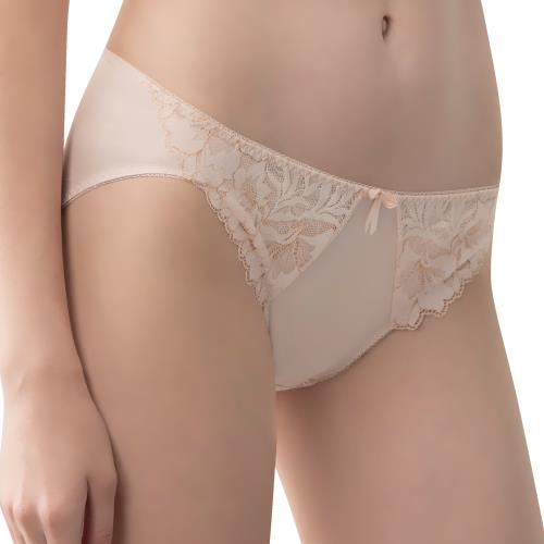 【Swear 思薇爾】 沁涼Bra系列M-XL蕾絲低腰三角內褲(柔軟膚)