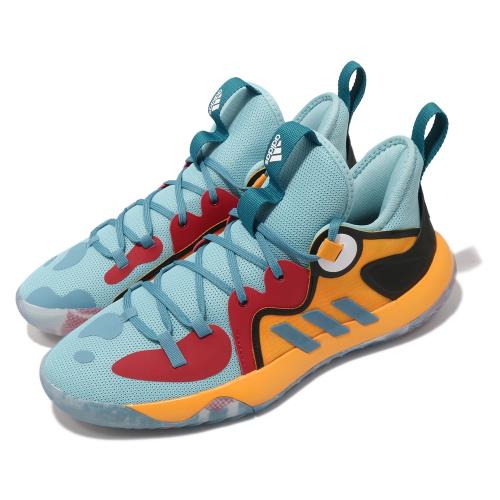 adidas 籃球鞋 Harden Stepback 2 男鞋 愛迪達 明星款 避震 包覆 球鞋 藍 黃 H01472 [ACS 跨運動]