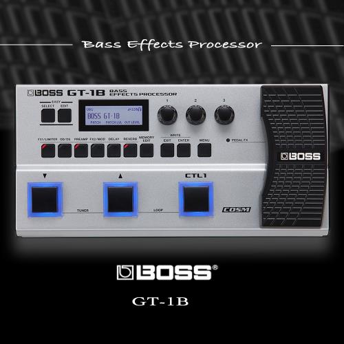 【 BOSS GT1-B 】貝斯綜合效果器 /原廠公司保固貨