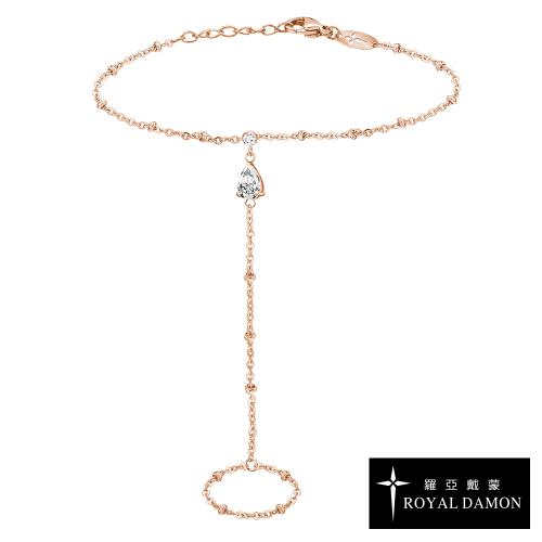 Royal Damon羅亞戴蒙 獨寵 手鍊 (小) (玫瑰金) BK647