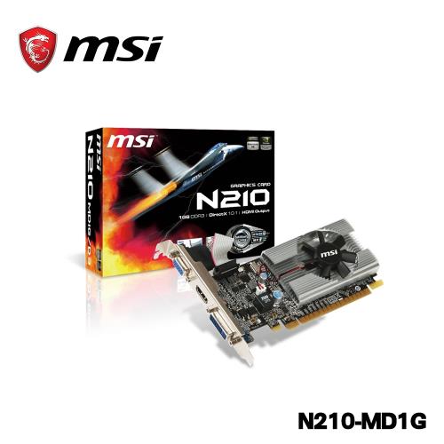 微星N210-MD1G/D3顯示卡(支援XP)