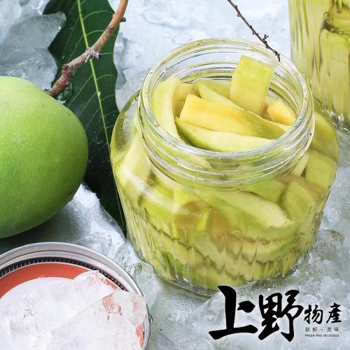 【上野物產】古早味冰釀芒果青(600g±10%/包) x4包    素食