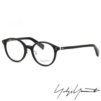 【Y-3 山本耀司】Yohji Yamamoto復古圓形框面光學眼鏡(黑-YY1020-019)