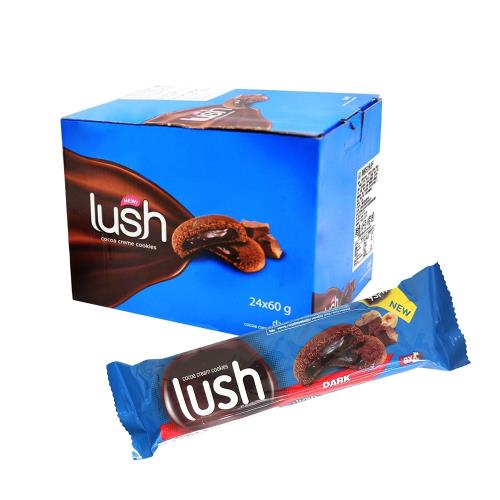 【土耳其Lush】樂喜夾心餅-黑巧克力(24入/盒)