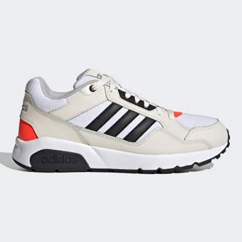 ADIDAS NEO RUN9TIS 男鞋休閒網布透氣反光細節米白【運動世界】FZ1456|慢跑鞋|ETMall東森購物網