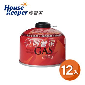 妙管家 230g 高山瓦斯罐 12罐組