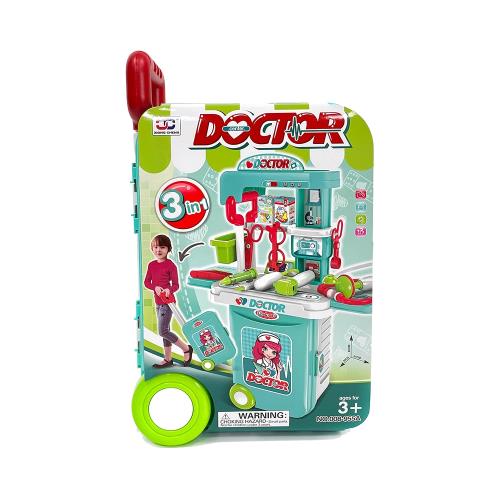 健康醫生三合一行李箱 008-955A 益智早教