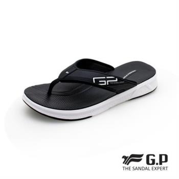 G.P 男款輕羽量漂浮夾腳拖鞋G1543M-黑色(SIZE:39-44 共三色) GP