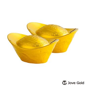 Jove gold 壹臺兩加大版黃金元寶x2-招財進寶(共20臺錢)