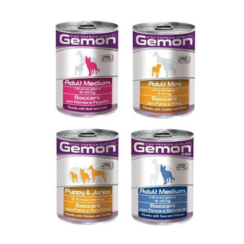 Gemon義大利啟蒙主食狗罐415g(12罐組)