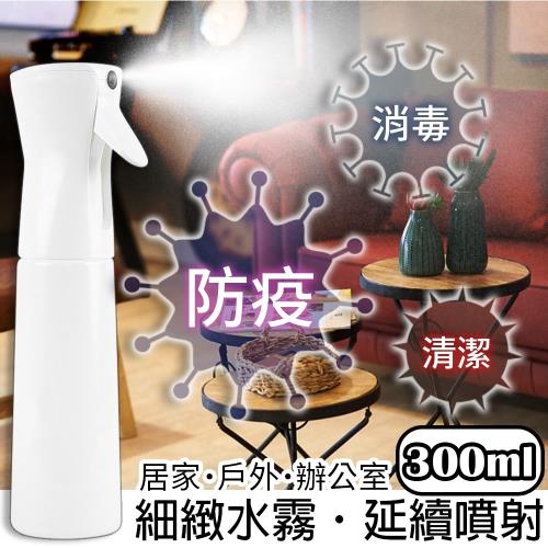 Viita 防疫清潔超細霧連續高壓噴霧瓶/消毒液分裝瓶 白/300ml