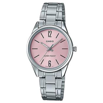 【CASIO 卡西歐】送禮首選-簡約氣質女錶 不鏽鋼錶帶(LTP-V005D-4B)