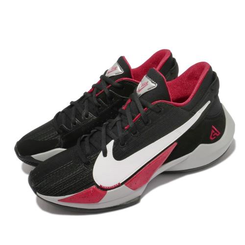Nike 籃球鞋 Zoom Freak 2 運動 男鞋 避震 包覆 明星款 字母哥 球鞋 穿搭 黑 紅 CK5424003 [ACS 跨運動]