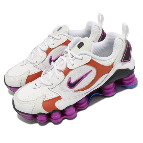 Nike 休閒鞋 Shox TL Nova 女鞋 海外限定 舒適 避震 彈簧鞋 穿搭 紫 白 AT8046100 [ACS 跨運動]