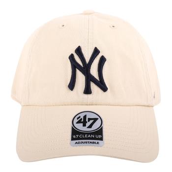 47BRAND-NY 藍繡線第47章 女性棒球帽(米白)