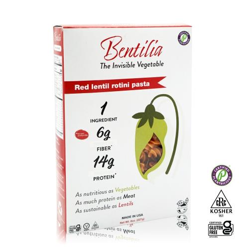 【BENTILIA】美國原裝進口紅扁豆義大利螺旋麵(225公克/包)
