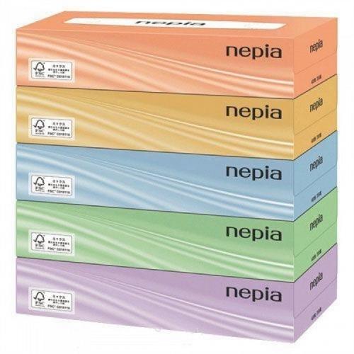 日本 Nepia 盒裝紙巾200抽*5盒