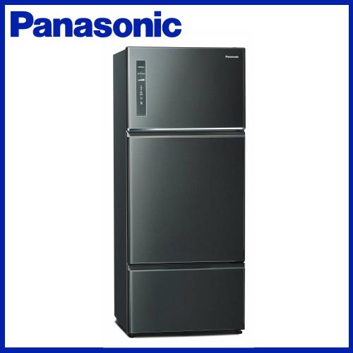 Panasonic 國際牌 481L一級能效 三門變頻冰箱(晶漾黑)NR-C481TV-K-(庫)-A